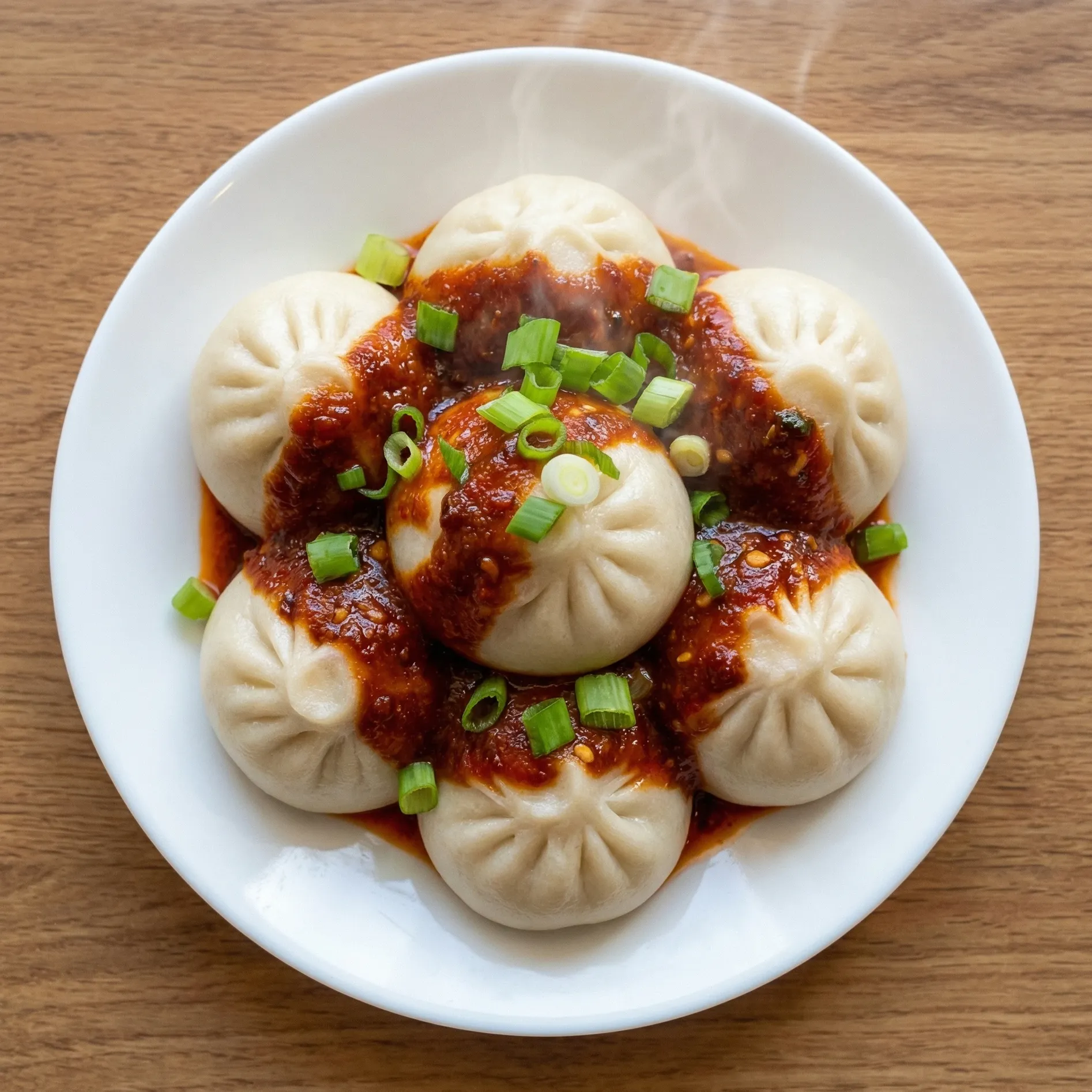 Cloud Chicken Momos - Fresh steamed dumplings at Urban Hakka Wok Edmonton