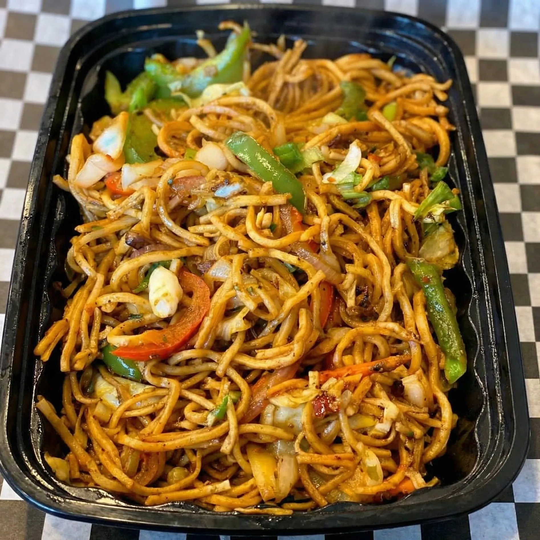 Manchurian dish at Urban Hakka Wok Edmonton