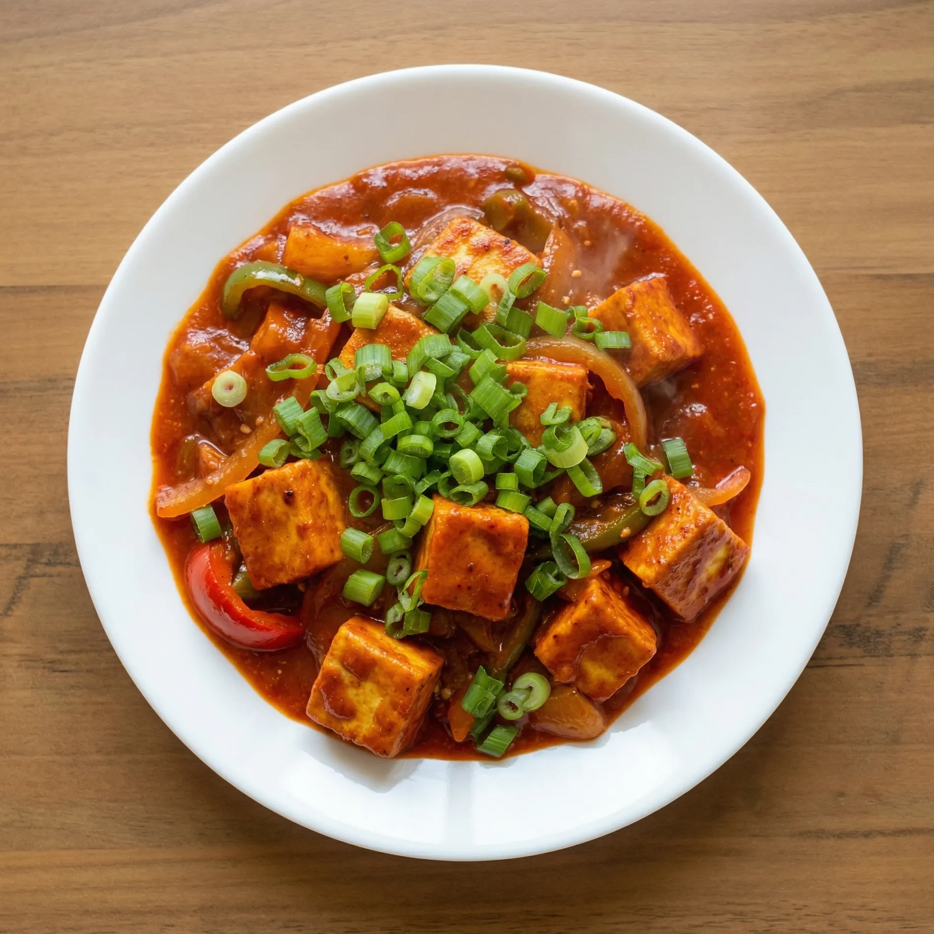 Wok Fire Paneer at Urban Hakka Wok in Edmonton, AB